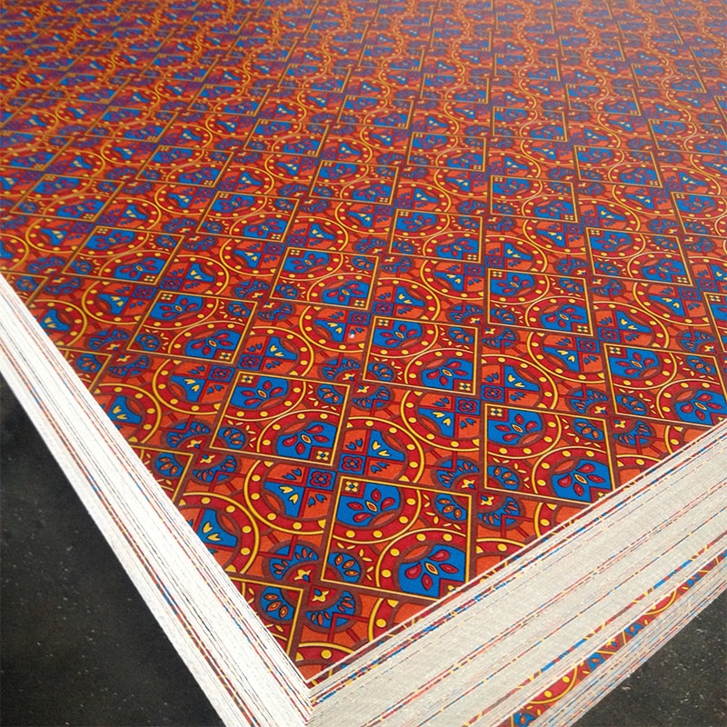 Paper Overlaid Plywood Shinning Color for Roofing Structure