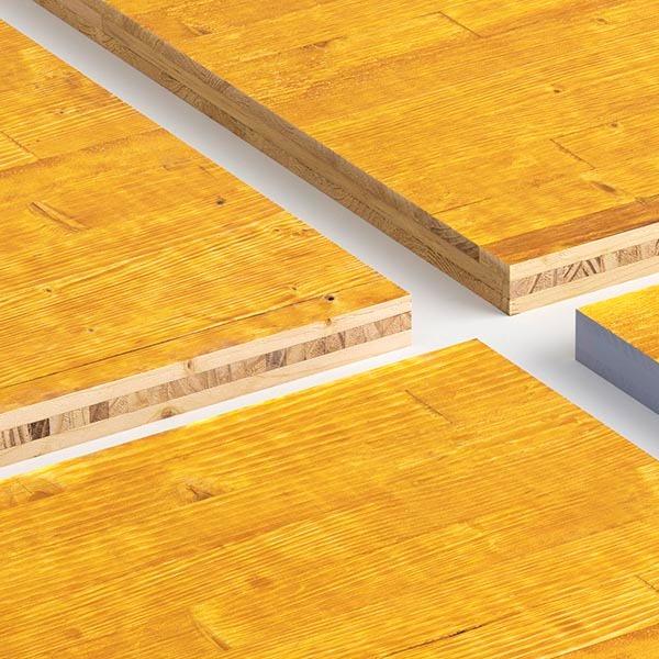 Waterproof 3 Ply Yellow Shuttering Plywood for Concrete Formwork